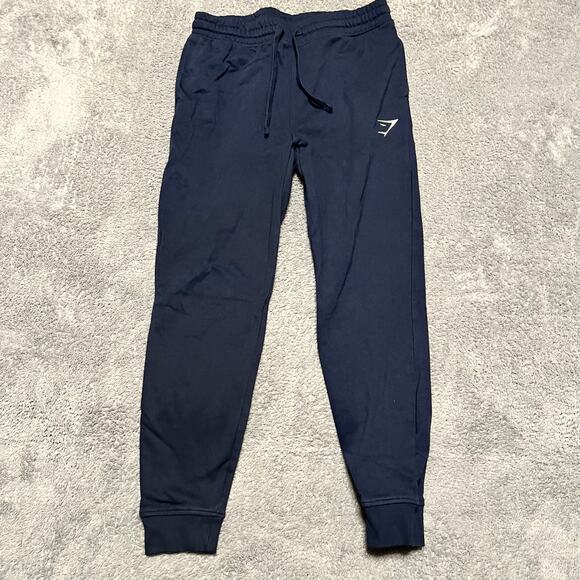 Gymshark Joggers Pants Mens Medium Blue Sweatpants - Picture 1 of 9